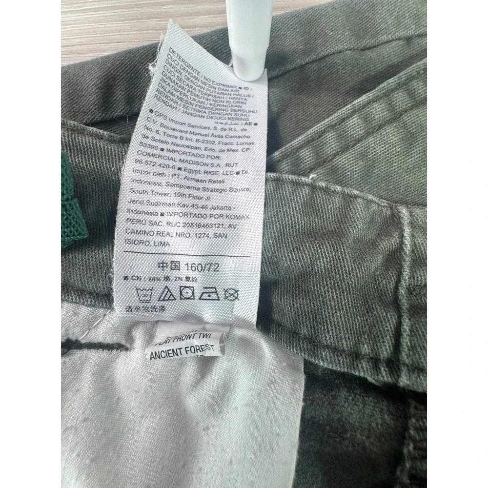 Old Navy Kids Ancient Forest‎ Green Flat Front Twill Shorts Size 16 S/205231-10